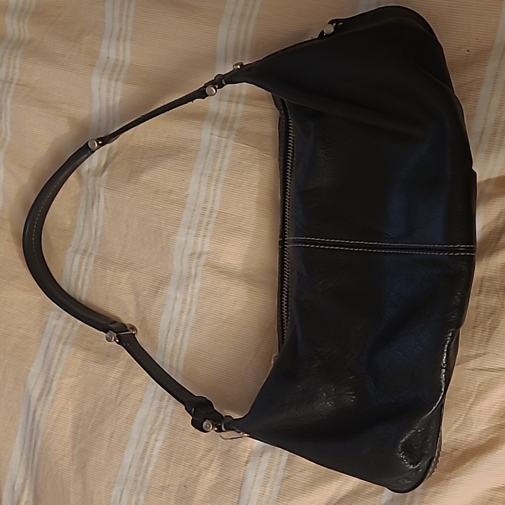 Black leather Handbag